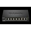 SWITCH D-LINK DGS-108 SWITCH 8 PORTE 10/100/1000 UNMANAGED CASE METALLICO